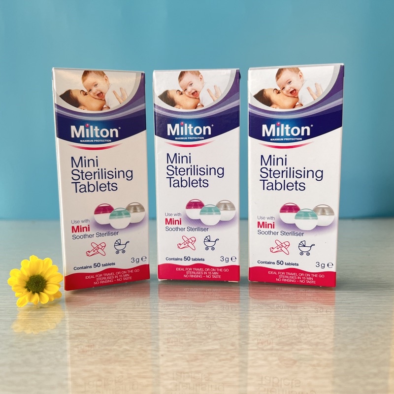 Viên tiệt trùng milton 50v/ hộp date mới nhất