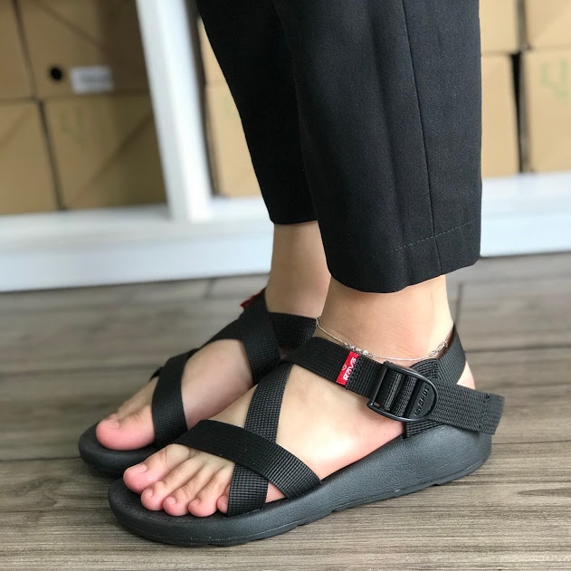 [Mua Kèm Áo Thun 0Đ] Giày Sandal Nam Nữ Đi Mưa Siêu Rẻ - ZR117BG Xám phối đen