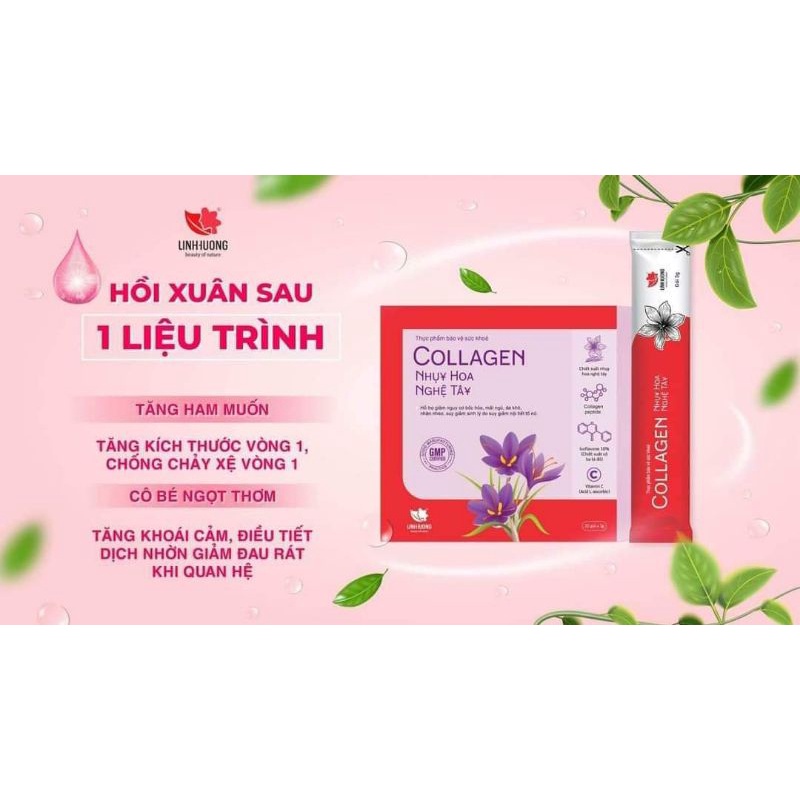 colagen nhụy hoa nghệ tây linh Hương