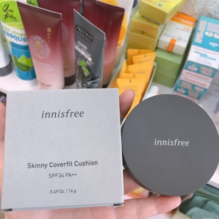 [New 2019] Phấn Nước Kiềm Dầu, Che Phủ Cao Innisfree Skinny Coverfit Cushion SPF34/PA++
