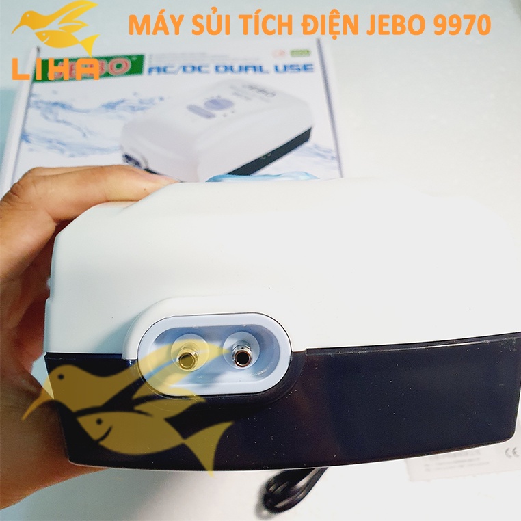 Máy Sủi OxyTích Điện Jebo 9970 - Máy Oxi Tích Điện Cho Bể Cá