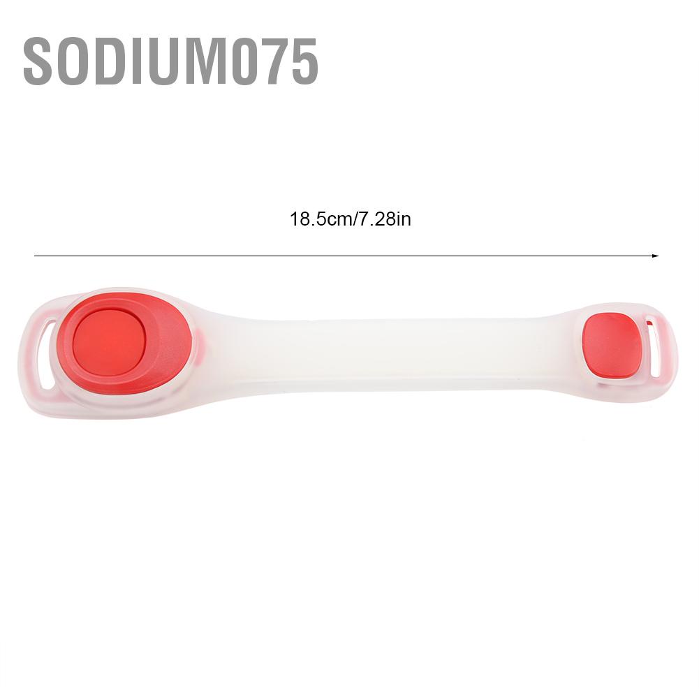 Sodium075 Sodium075 Đèn LED Silica Gel nhẹ an toàn ban đêm cho các môn thể thao ngoài trời Chạy xe đạp