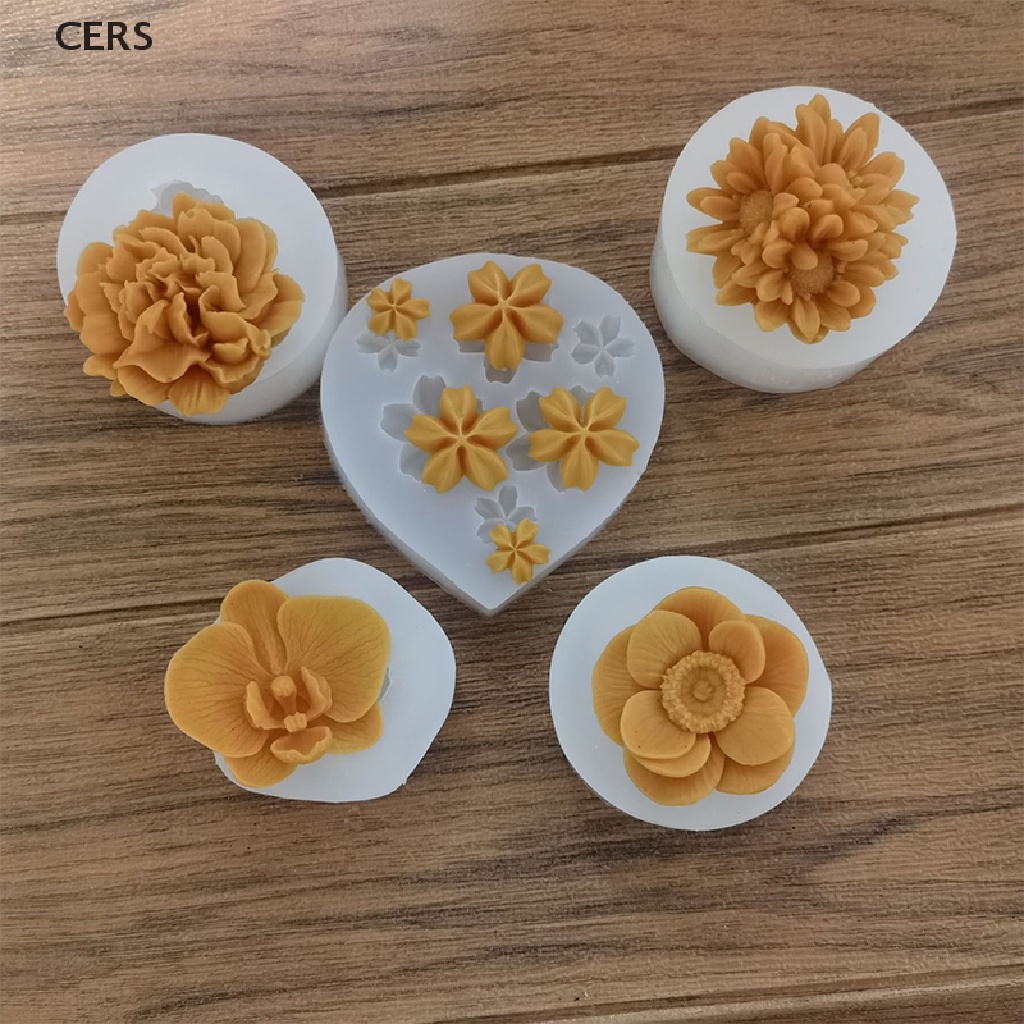 Khuôn Silicone Làm Bánh Hình Hoa Hồng 3D