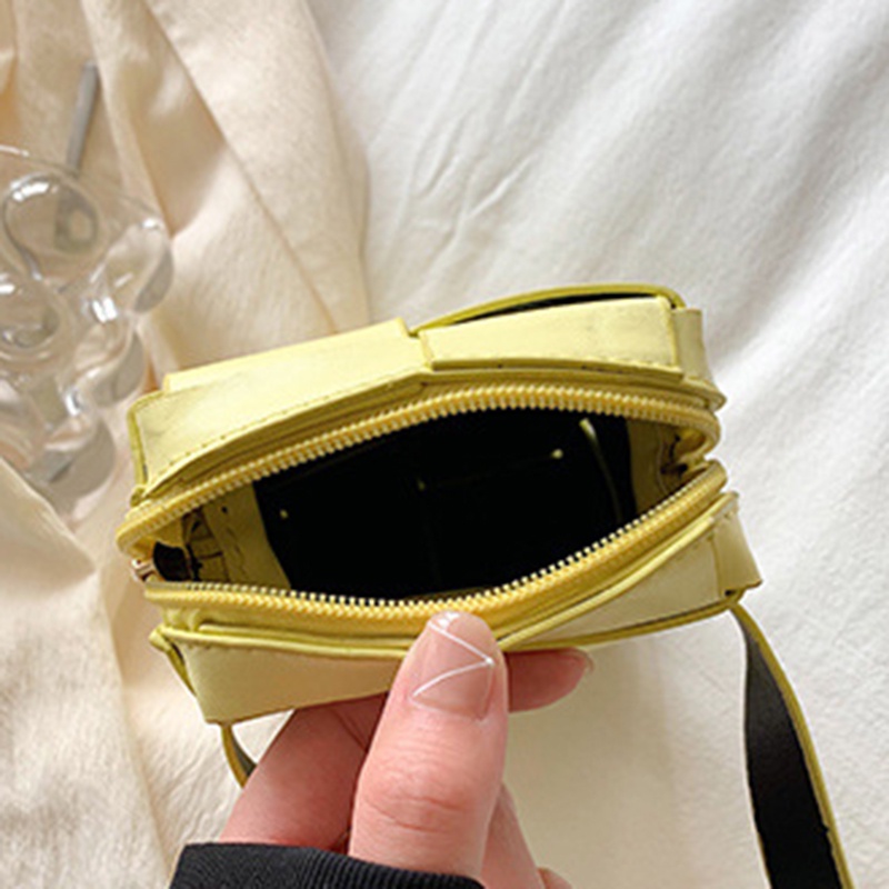 Túi Đeo Chéo Hình Vuông Cỡ Nhỏ Phong Cách Hàn Quốc Đơn Giản Thời Trang Cho Nữ