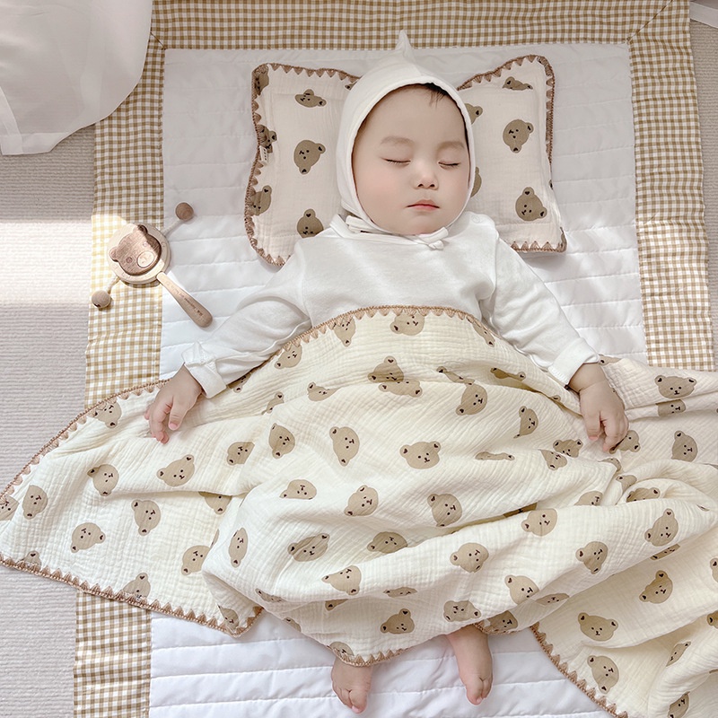 Vỏ Chăn Điều Hòa 4 Lớp Chất Lượng Dành Cho Trẻ Sơ Sinh