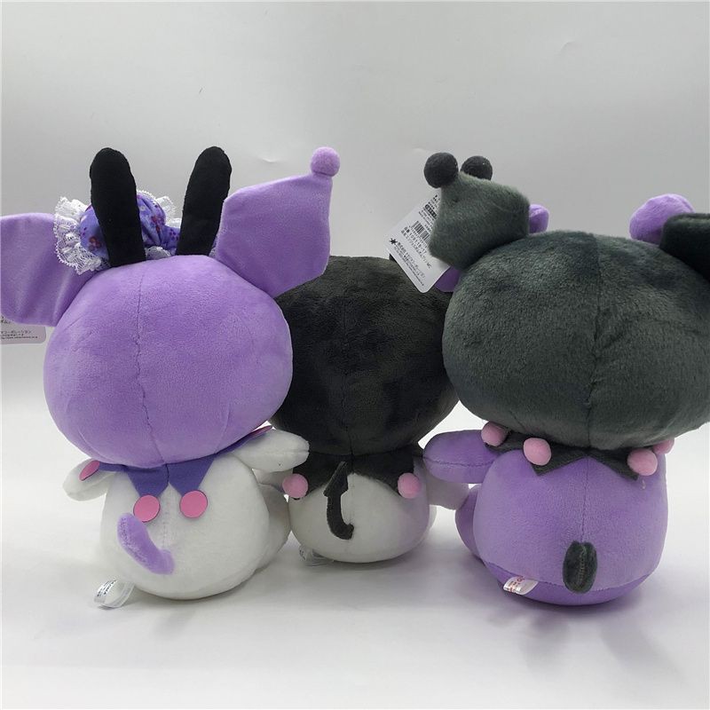 Kawaii Kuromi 8inch Plushee Doll Soft Stuffed Gif Toy Collectible Girls Kid