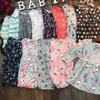 Sale sét 4 váy thu bé gái (10-12kg)