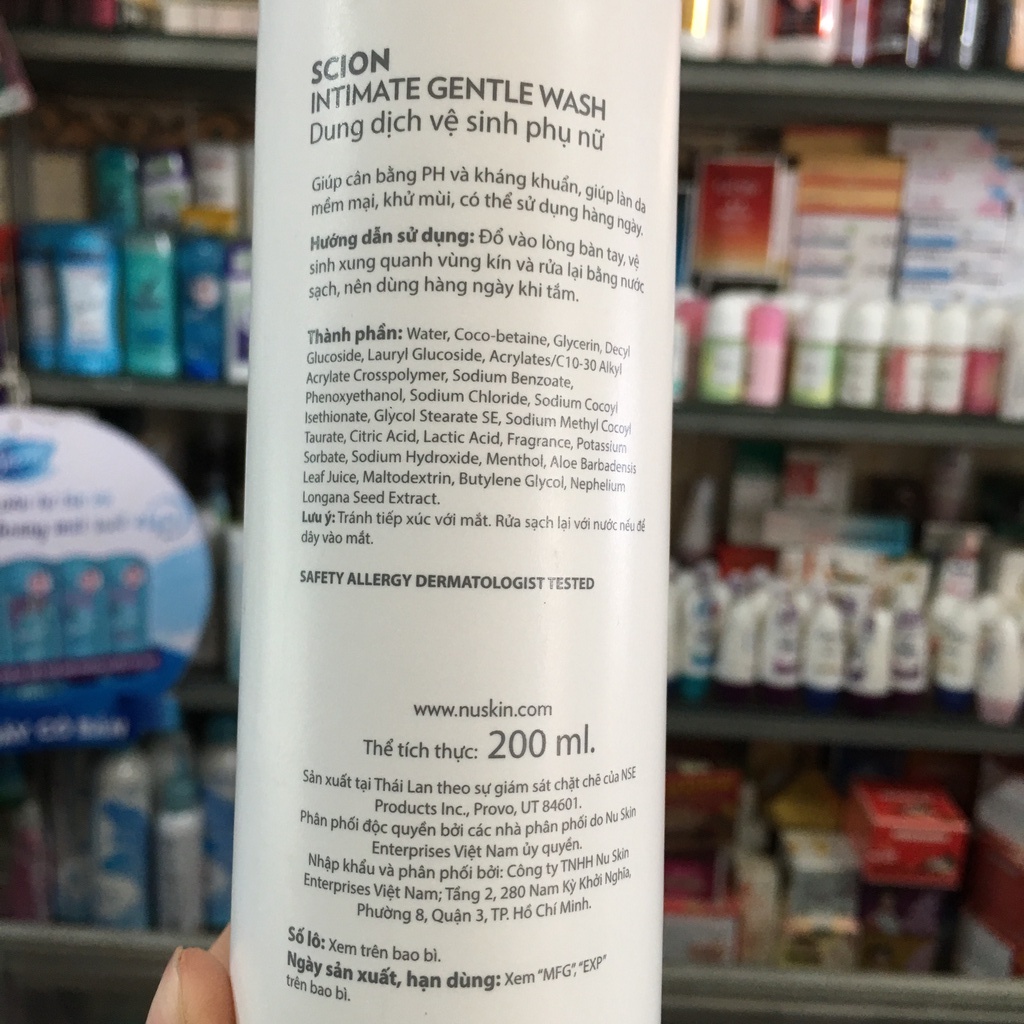 Dung dịch vệ sinh phị nữ Scion Feminine Wash 200ml