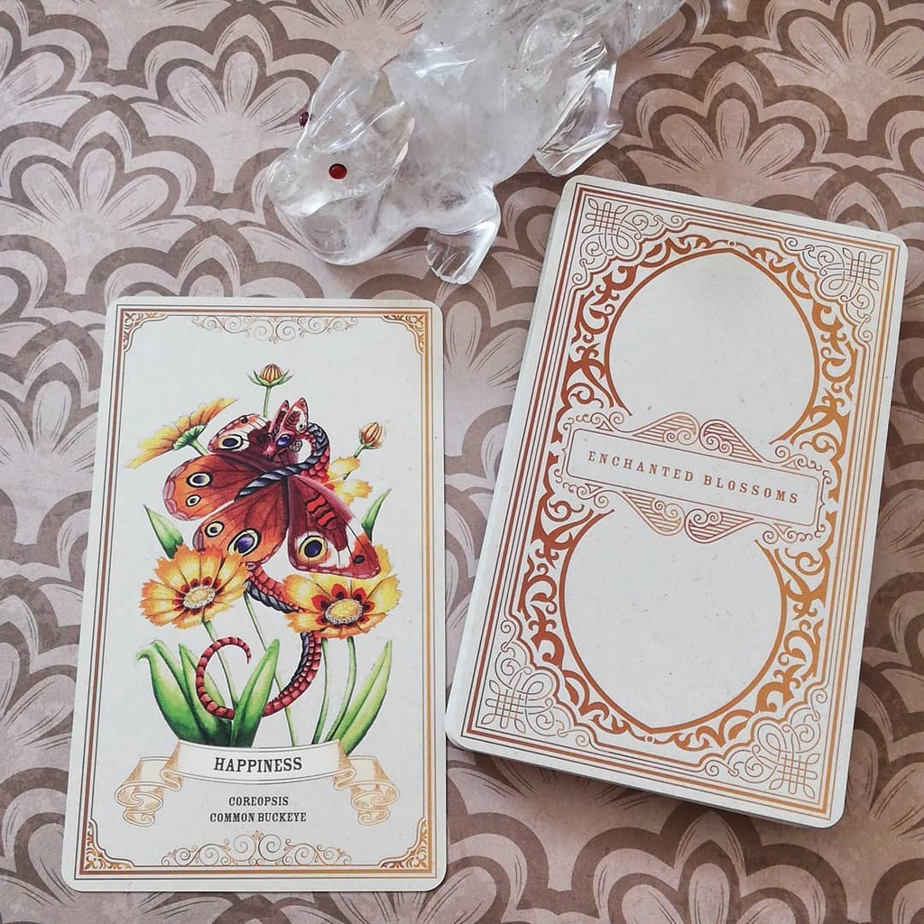 Bộ Bài Enchanted Blossoms Empowerment Oracle Cards (Mystic House Tarot Shop) - Bài Gốc Authentic Chính Hãng 100%
