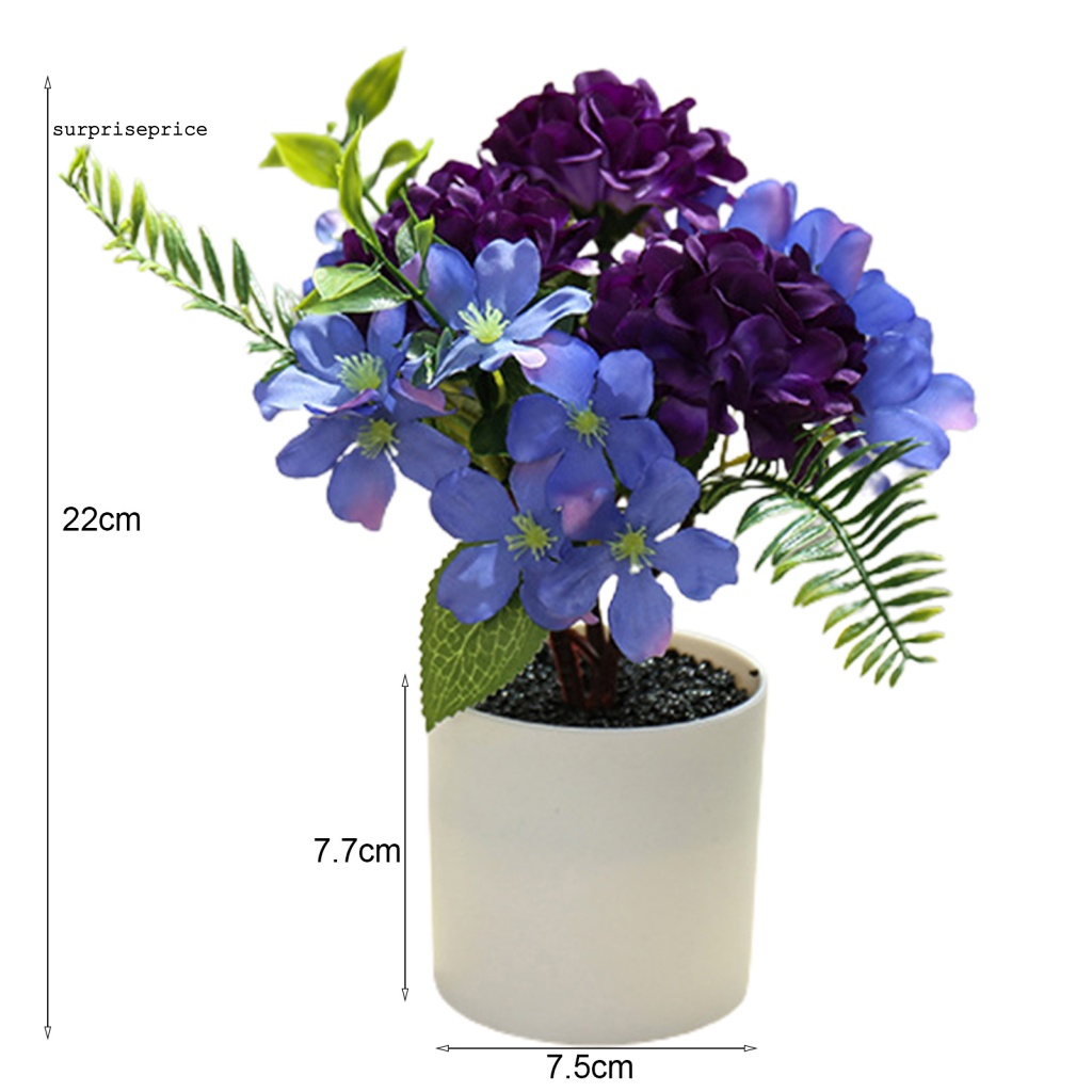 1 Bộ Chậu Hoa Bonsai Giả Dùng Trang Trí