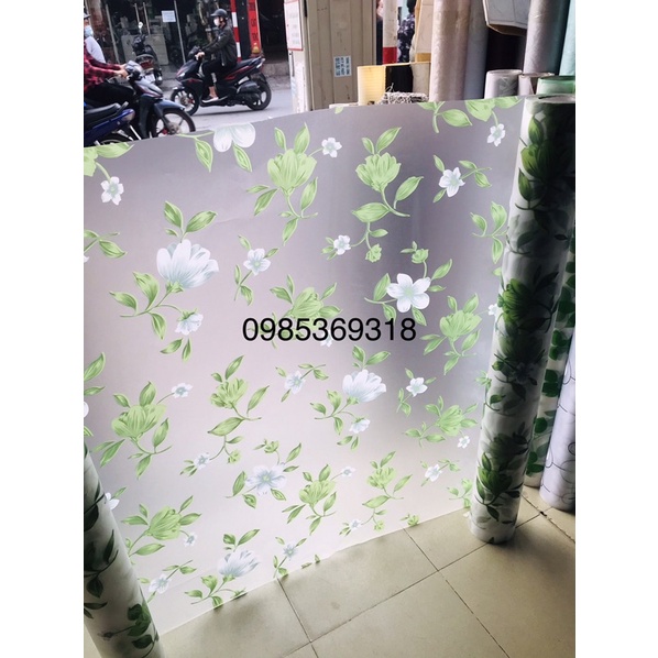 Giấy Dán Kính 3D, Decal dán kính mờ keo sẵn bóc ra dán