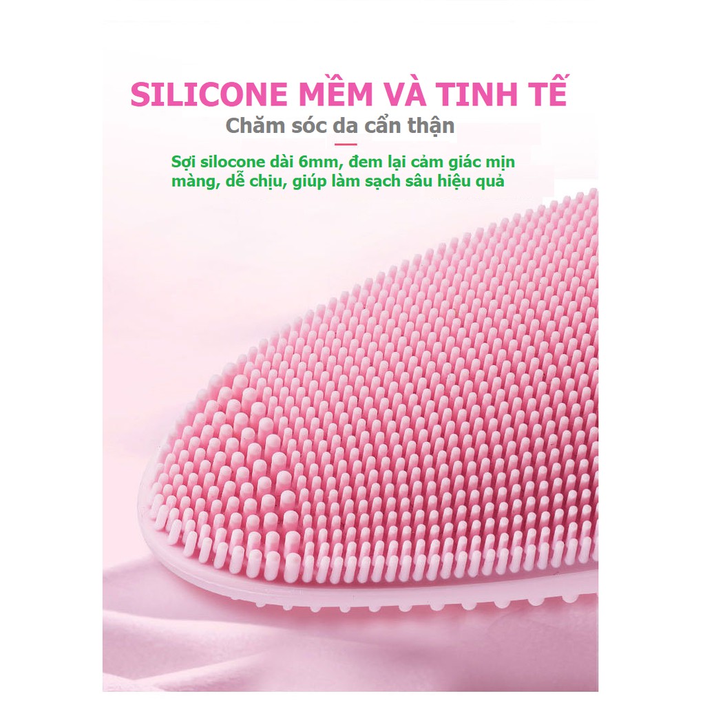  [BH 1 ĐỔI 1] Máy Rửa Mặt Chính Hãng AIKEDILI FICAL BRUSH & MASSAGER