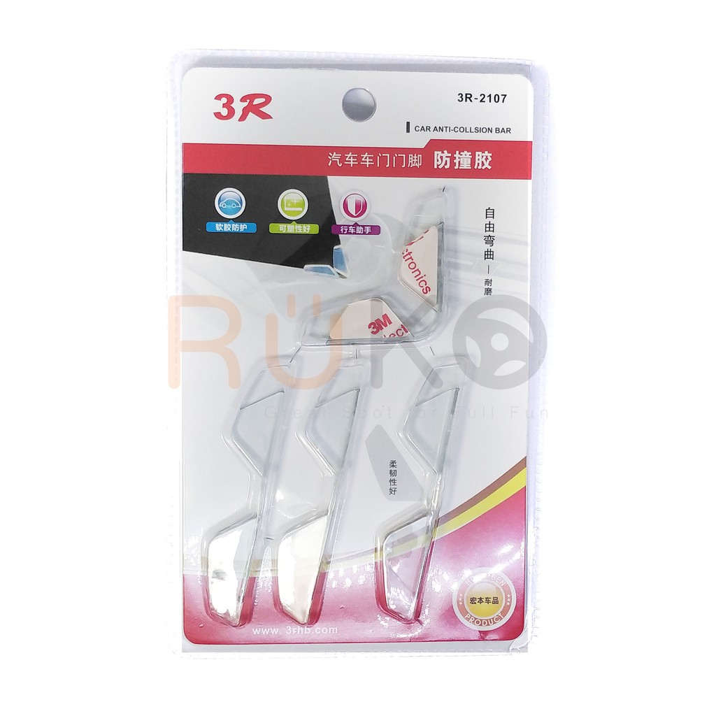 Bộ 4 thanh viền cửa xe hơi chống trầy xước sơn xe hiệu quả