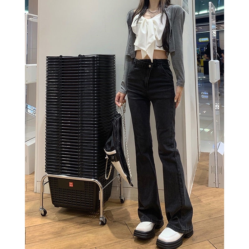 Quần ống loe tôn dáng cạp cao style Ulz