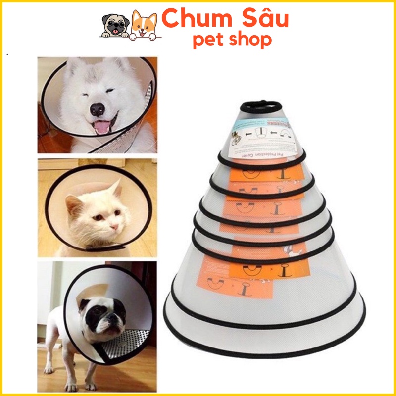 Loa Chống Liếm - Vòng Đeo Cổ Chống Liếm Cho Chó Mèo Thú Cưng