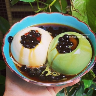 đậu hũ trân châu đường đen