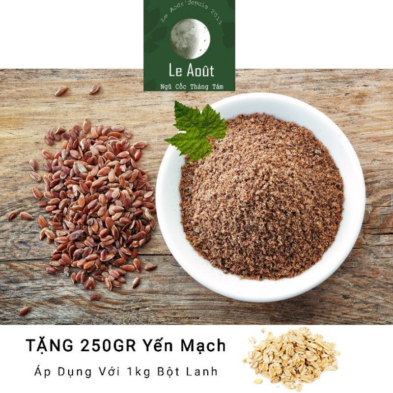 500g Bột Hạt Lanh Nâu Canada (Chuẩn Keto Giảm Cân) - Flaxseed Powder