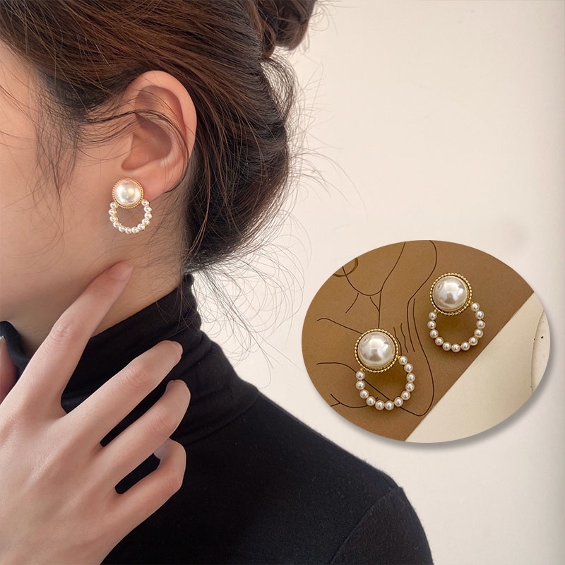 Bông tai nữ cá tính sang trọng theo phong cách Hàn Quốc