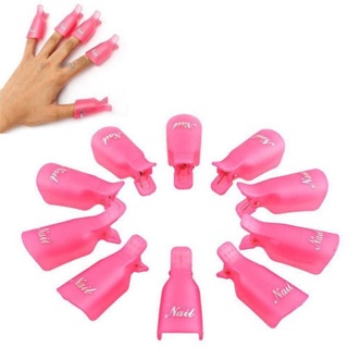 Kẹp ủ phá gel tay 10 chiếc ủ phá móng