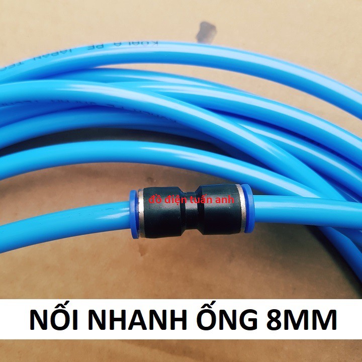 Kết nối nhanh dây phun sương 8mm - NỐI ỐNG PHUN SƯƠNG 8MM