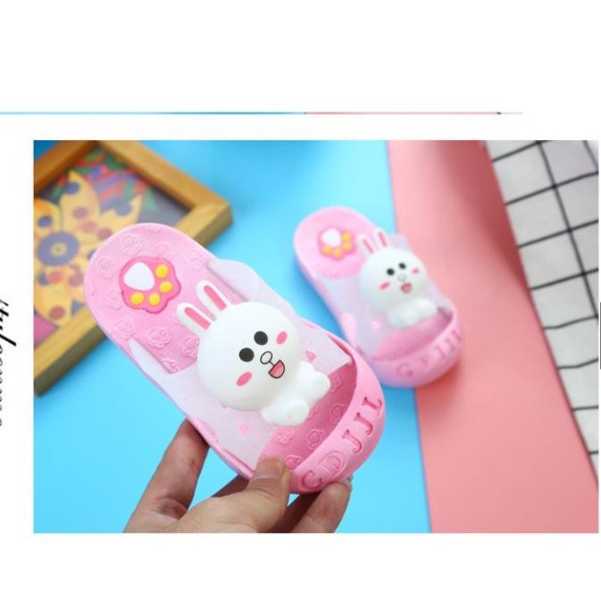 Giày Sandal Hình Gấu Brown Cony Sally Line Đáng Yêu Dành Cho Trẻ Dễ Thương