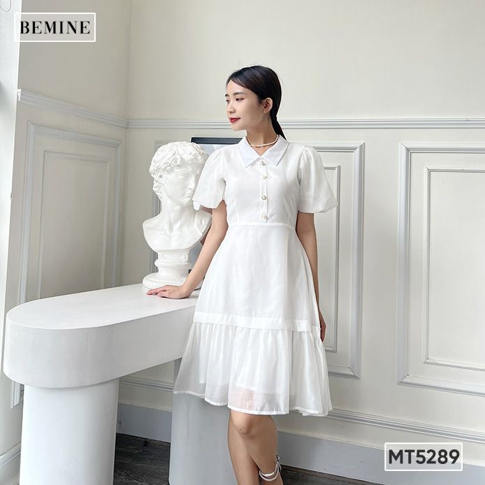 Đầm đuôi cá đính nút ngực BEMINE MT5289TRANG