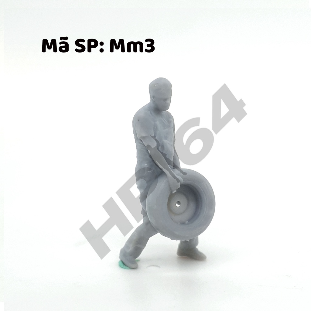 Mô hình nhân vật thô chưa sơn tỉ lệ 1/64 Mechanic