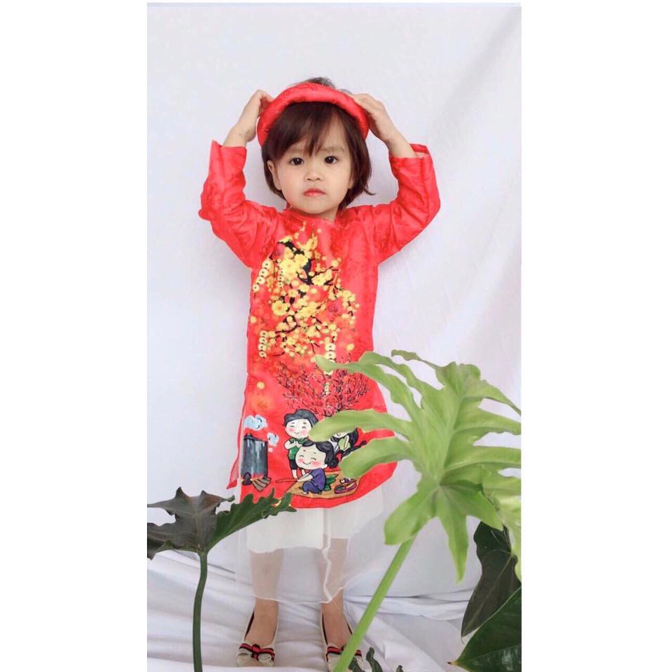 Áo dài Tết và khăn vấn