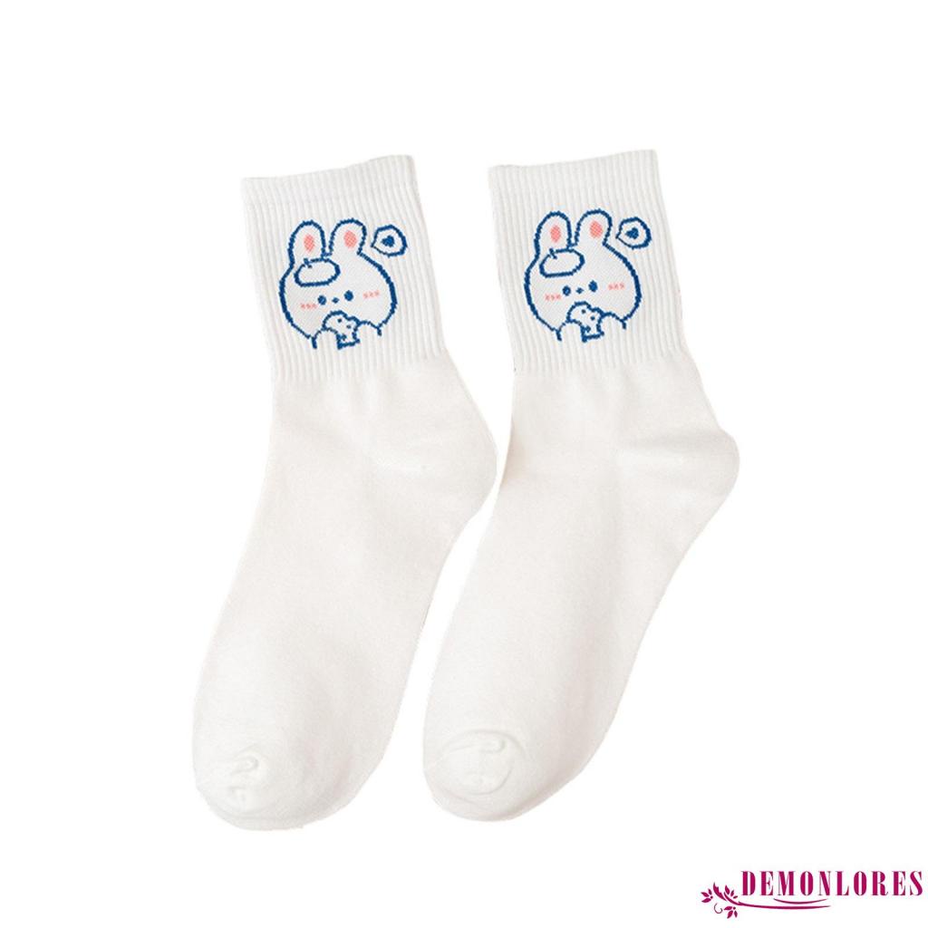 Đôi tất chân giữ ấm in hình thỏ dễ thương cho nữ