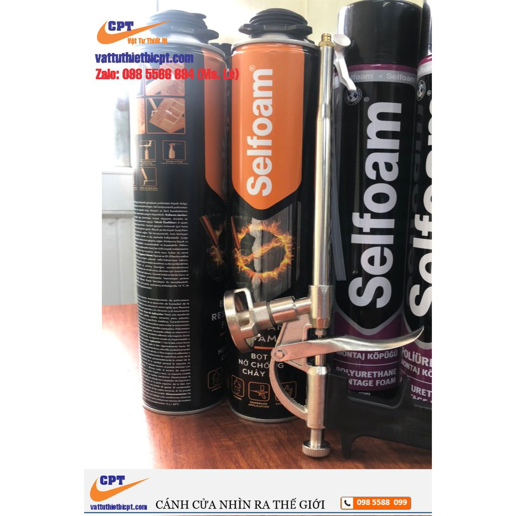 Súng bơm Keo Selfoam/ Súng bơm Keo Bọt Nở Nhập  khẩu