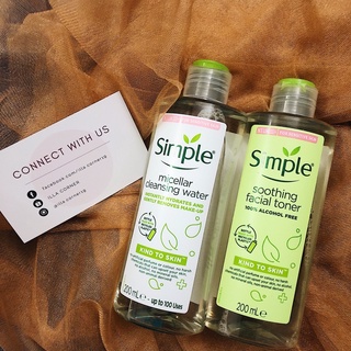 [BILL UK] Nước Hoa Hồng Cân Bằng Da Simple (Cho da nhạy cảm, mọi loại da)