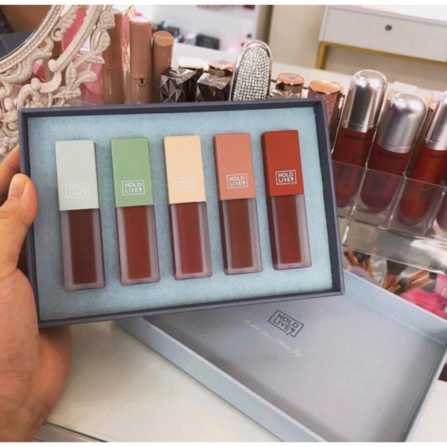 SET 5 CÂY SON KEM LÌ HOLD LIVE