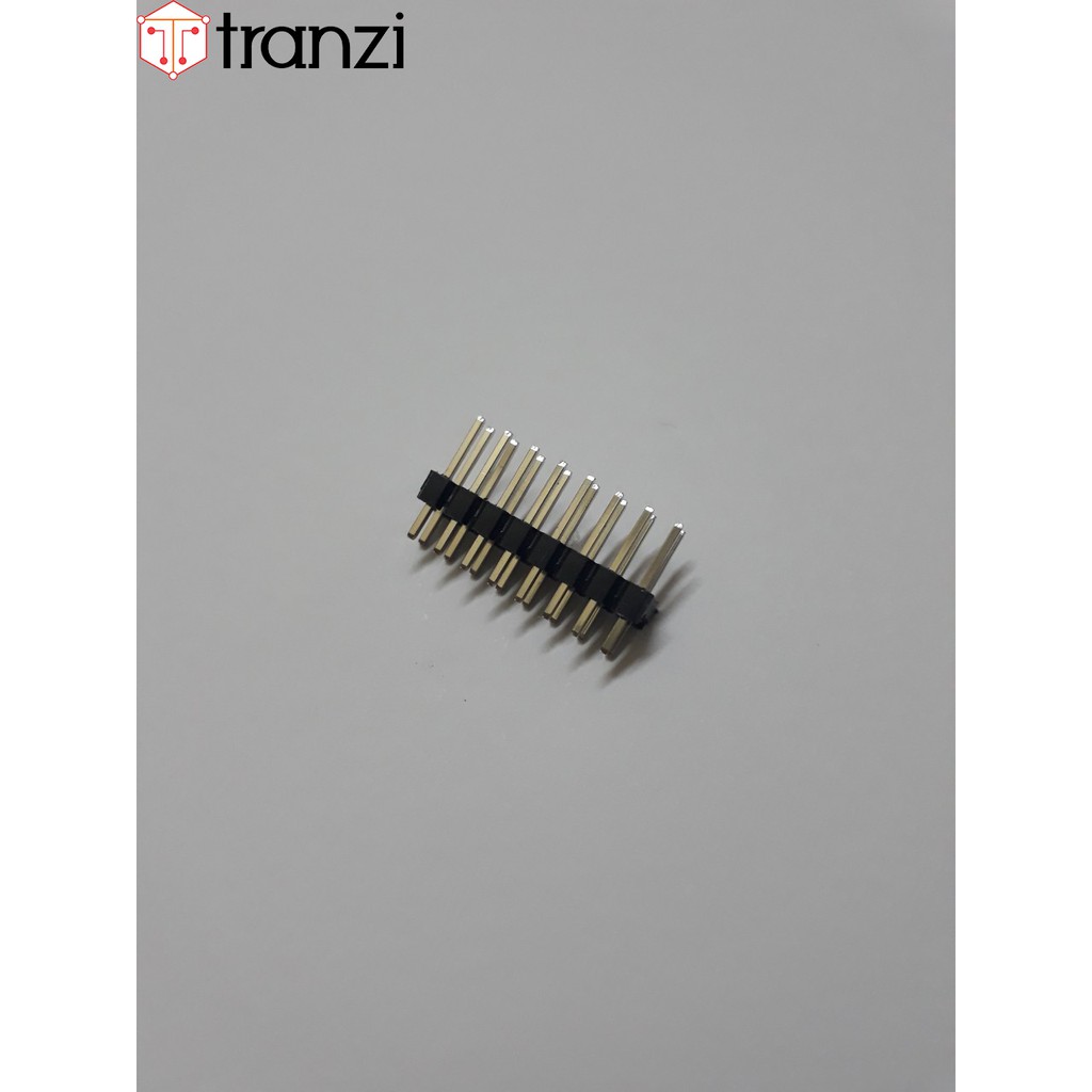 Giăm cắm 2.54mm đôi đực thẳng 2x8P 11.34mm đen - túi 20 cái