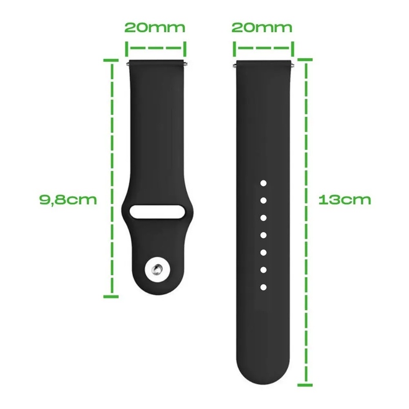 Dây Đeo Silicone Cho Đồng Hồ Thông Minh Amazfit GTS 2 Mini GTS 2 Mini / GTR 42mm / Bip Lite / Bip 2 / GTS 2 / Galaxy Watch Active 2 40mm / Galaxy Watch 3 41mm / sports