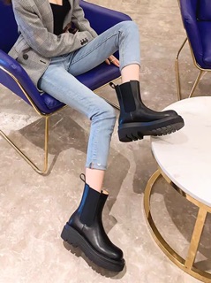 Boot nữ 💝FREESHIP💝 Giầy boot cổ chun cao cổ mới(video + ảnh thật)