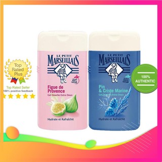 Le Petit Marseillais Gel (Crème) Extra Doux - Sữa Tắm Chiết Xuất Thảo Mộc 250ml