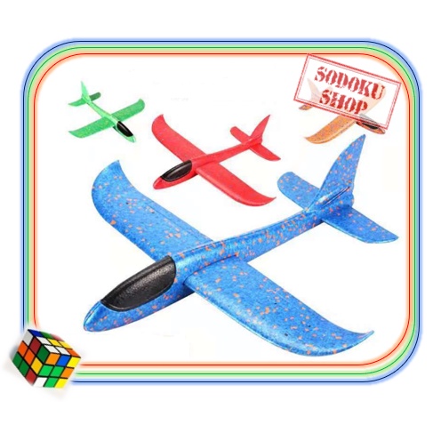 Máy Bay Xốp Ném Tay Cỡ Lớn 48cm - Máy Bay Đồ Chơi Cho Bé - Máy Bay Ngoài Trời 02032