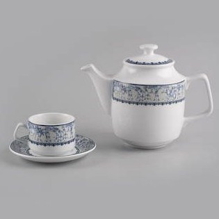 Bộ ấm Trà 0,7L Jasmine Vinh Quy Nhạt Bái Tổ, gốm sứ Minh Long I