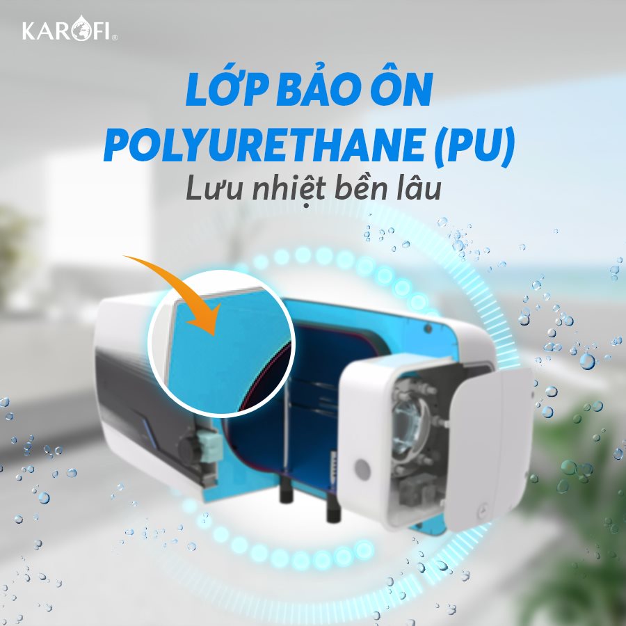 BÌNH NÓNG LẠNH KAROFI KBO-R200