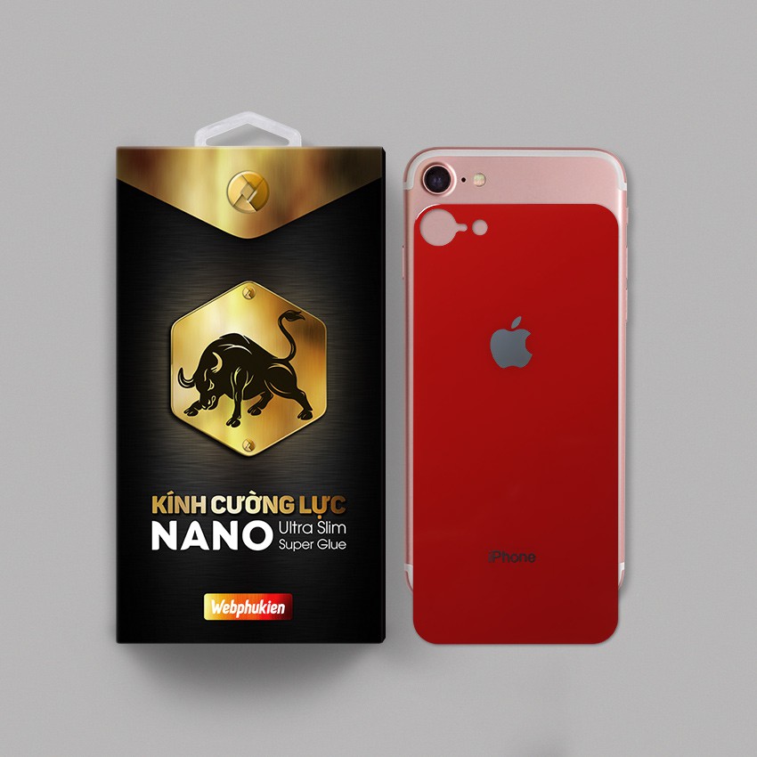 Cường lực iPhone 7 hiệu Webphukien mặt sau