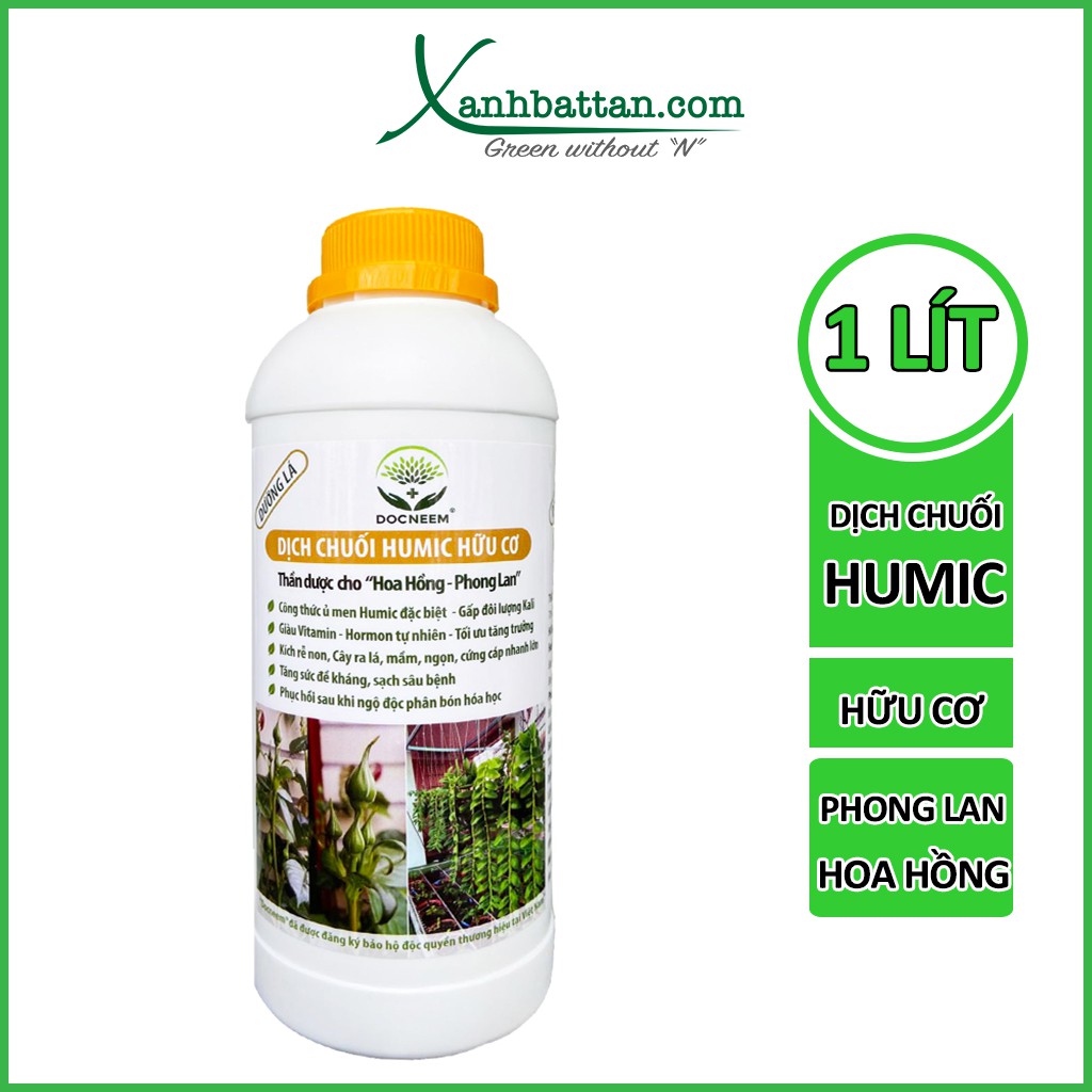 Dịch Chuối Chín Humic Lên men Kích Mầm Chồi, Kích Rễ, kích Kie, Phục Hồi Và Chống Suy Cây