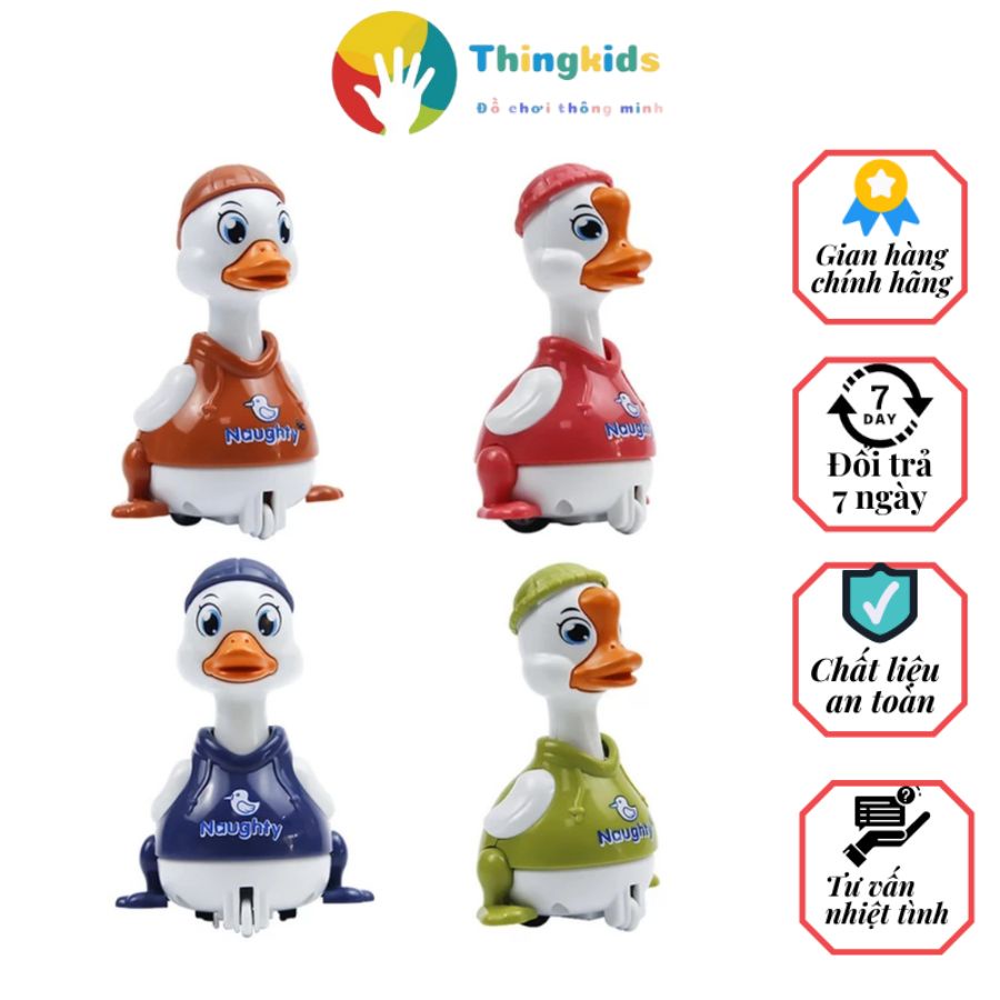 Đồ chơi vịt chạy bánh đà cute - Thingkids