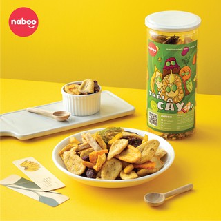 Trái Cây Sấy Naboo Thập Cẩm Hàng Nguyên Miếng Giòn Ngon Ăn Là Mê - Đồ Ăn Vặt Hà Nội 250g (Đủ Vị)