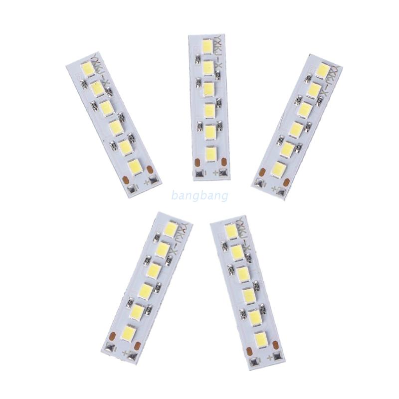 5 đèn LED DC 3.7V-5V cổng USB 18650 có thể điều chỉnh độ sáng