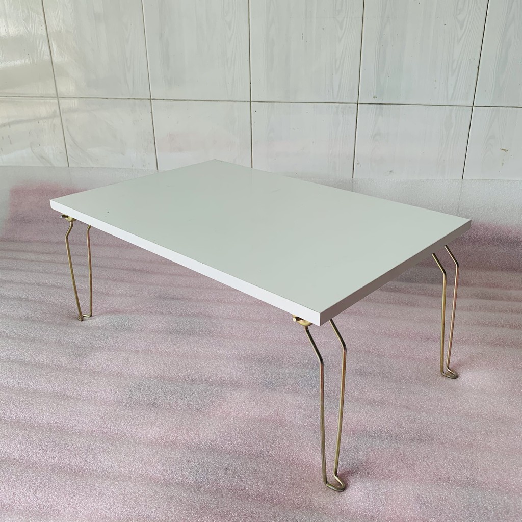 , mặt gỗ MDF TRẮNG nhập khẩu cao cấp, chân sắt chắc chắn