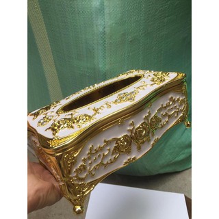 Hộp Đựng Giấy Ăn Cao Cấp Mạ Vàng