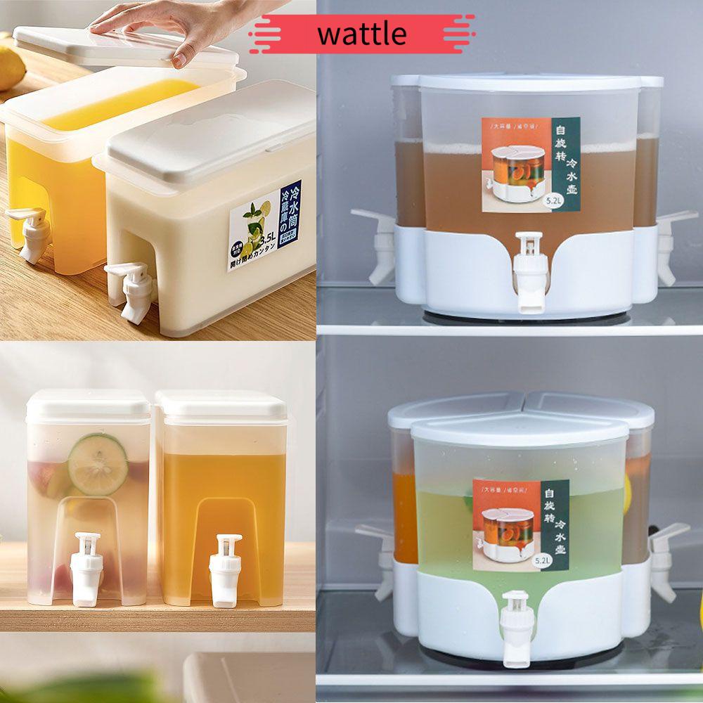 Bình đựng trà/nước ép/nước đá với vòi có thể xoay tiện lợi cho gia đình