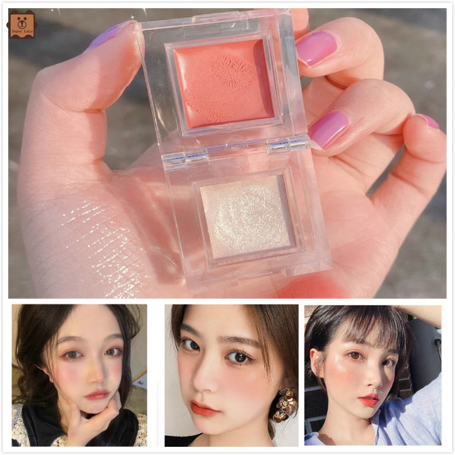 (Hàng Mới Về) Phấn Má Hồng Dạng Bột Khoai Tây Nghiền Hai Màu Làm Sáng Tông Da Magic Casa