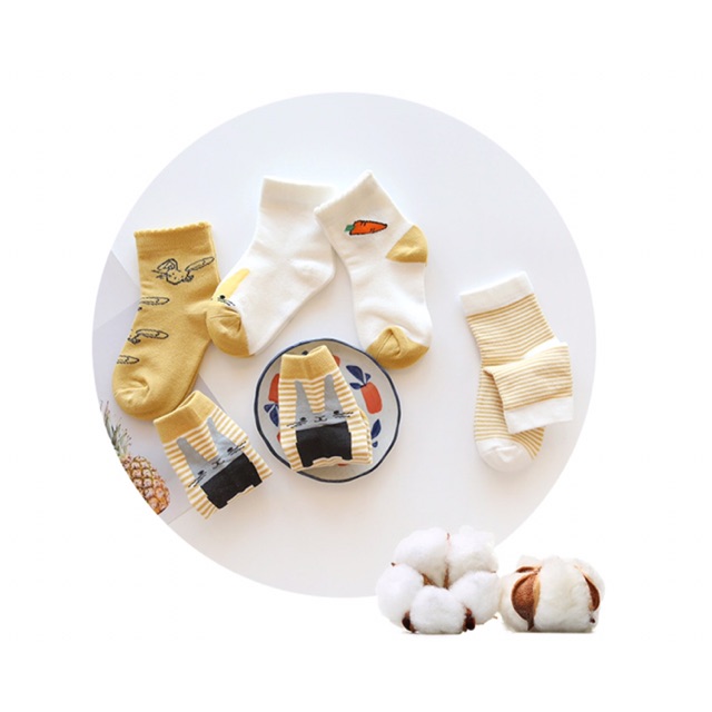 Set tất 5 đôi cho bé yêu