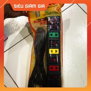 Ổ cắm điện lioa 4s on-of dây 3mx2 trắng 4sof3w